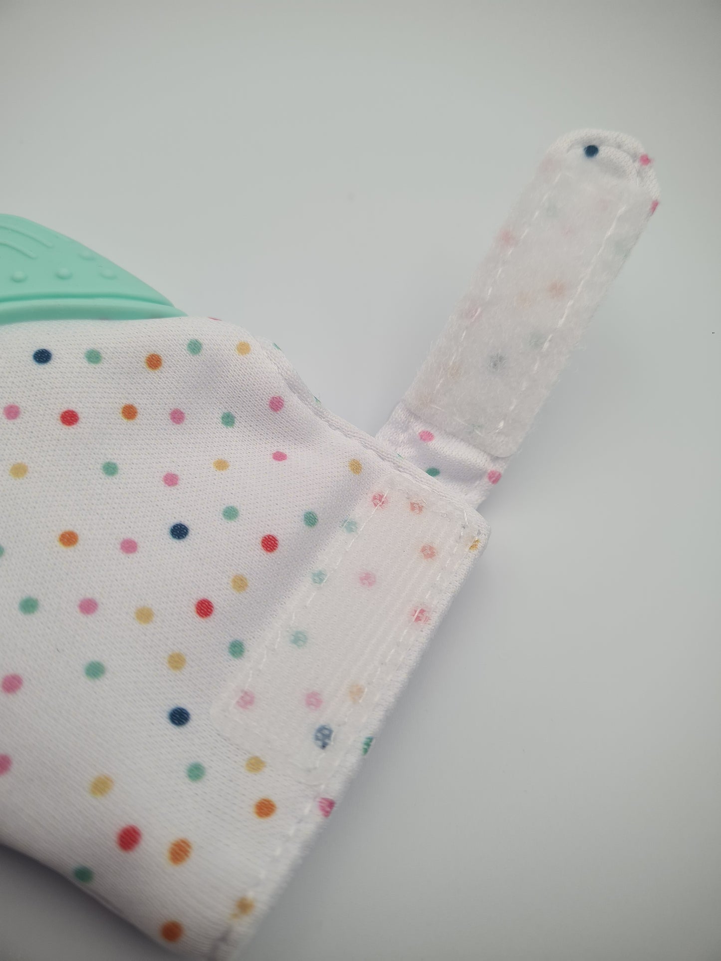 Silicone Baby Teething Mitten – Mint Green Self-Soothing Teether Glove