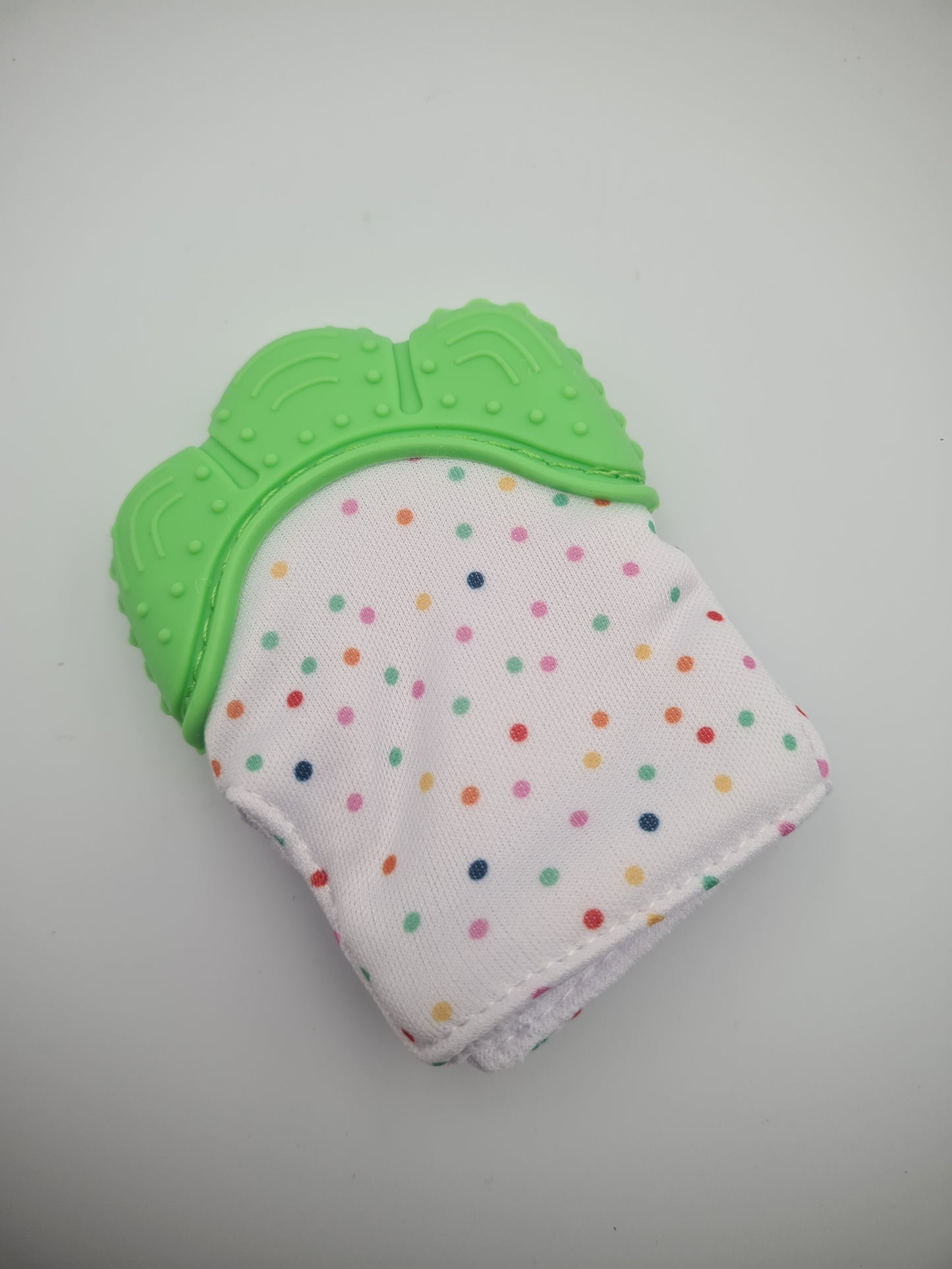 Silicone Baby Teething Mitten – Green Self-Soothing Teether Glove