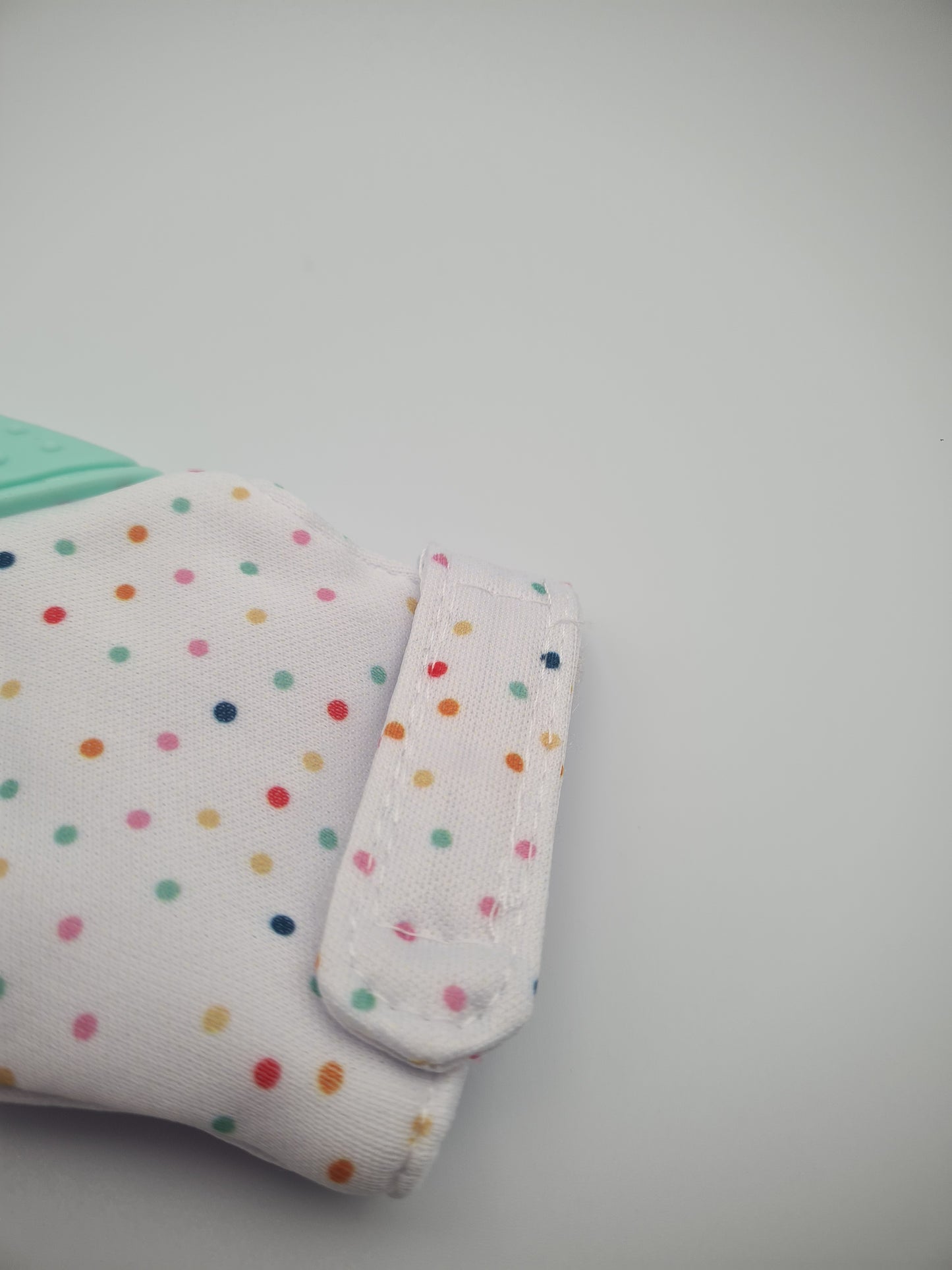 Silicone Baby Teething Mitten – Mint Green Self-Soothing Teether Glove