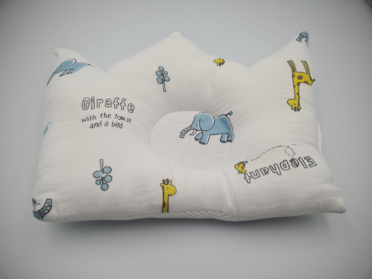 Hush Finds Baby Anti-Flat Head Pillow – Safari Print