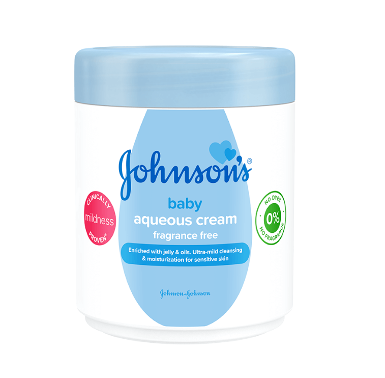 Johnson's Baby Fragrance-Free Aqueous Cream – Ultra-Gentle Moisture for Sensitive Skin
